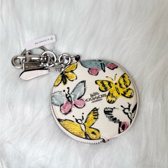 Coach Circular Coin Pouch With Butterfly Print CAO48
NWT - Picture 1 of 9